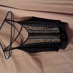 Coco cabaña strappy crop top